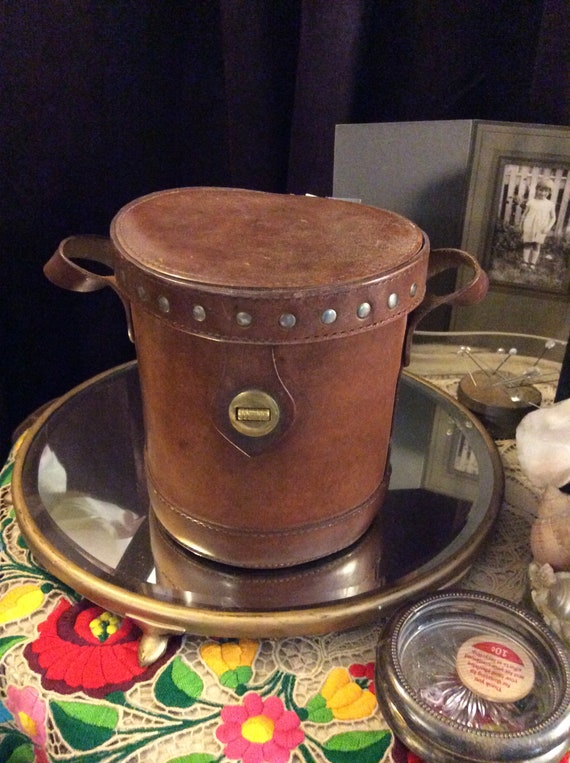 Vintage purse, boho purse, leather purse, barrel p