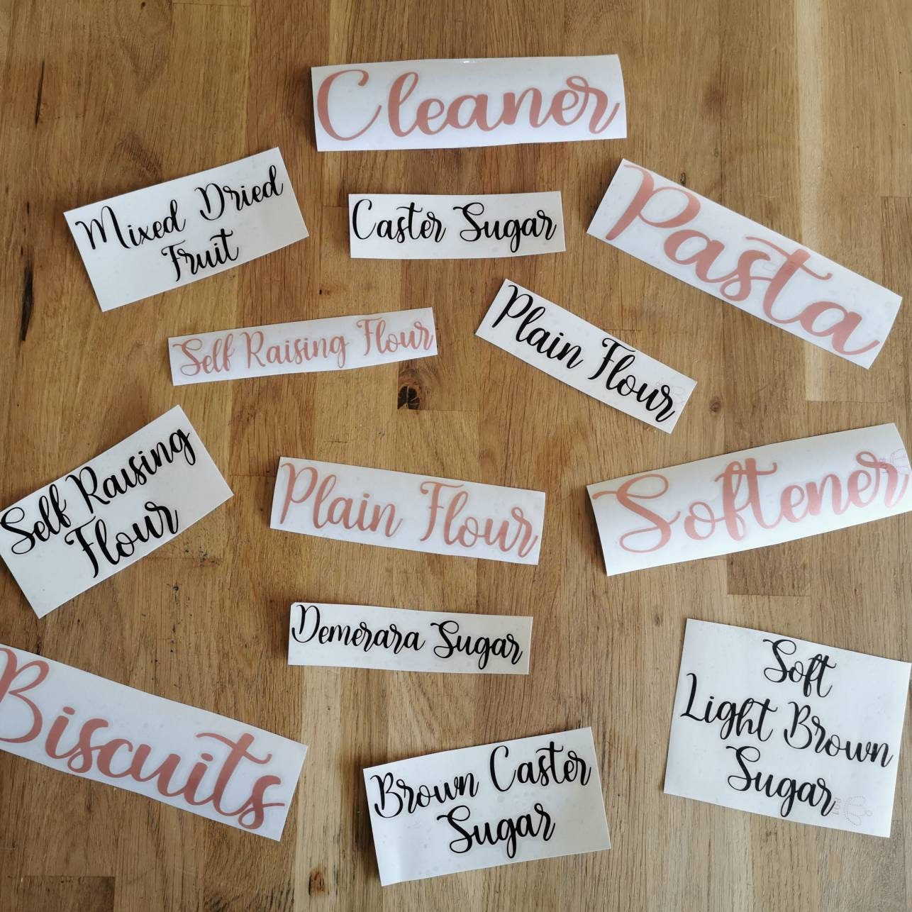 Personalised Custom Vinyl Decal Words Sticker Labels Hinching Etsy UK