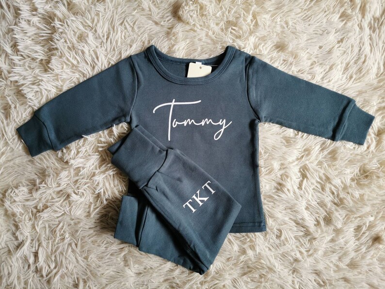 Personalised Kids Lounge Sets Baby Toddler Loungewear Etsy UK