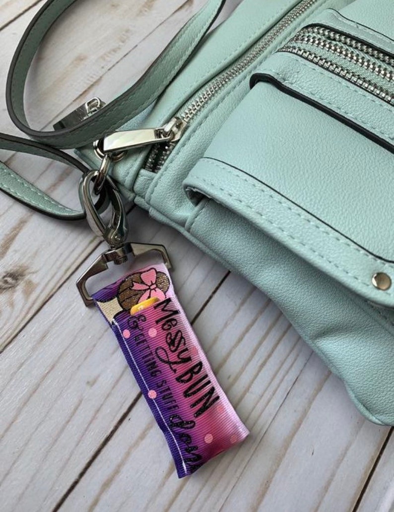 Chapstick keychains//lip fob//lipstick holder//lip balm Etsy