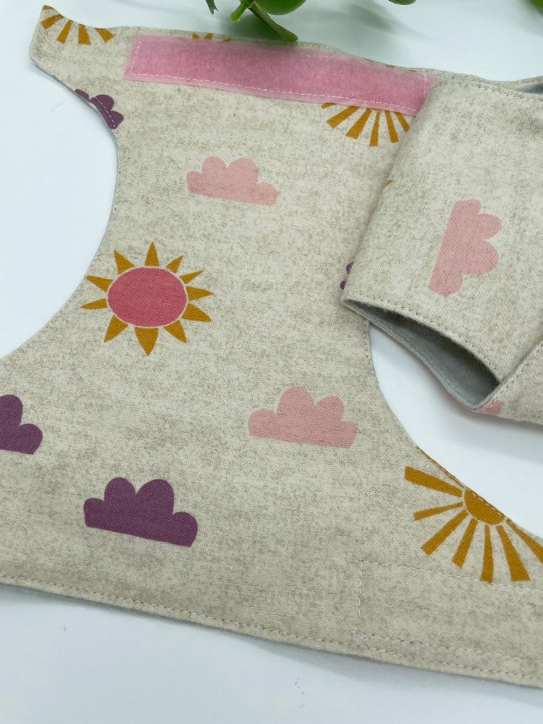 Sun and Clouds Doll Diaper//sunshine Cloth Doll Diaper//boho Etsy