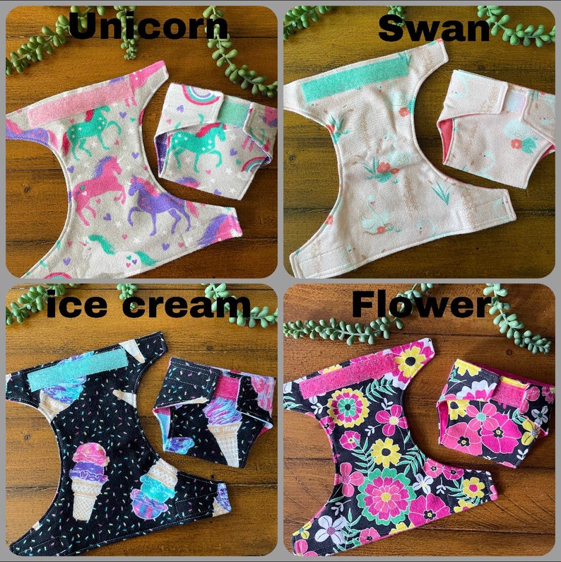 Baby Alive Diapers//reusable Doll Diapers//washable Toy Etsy