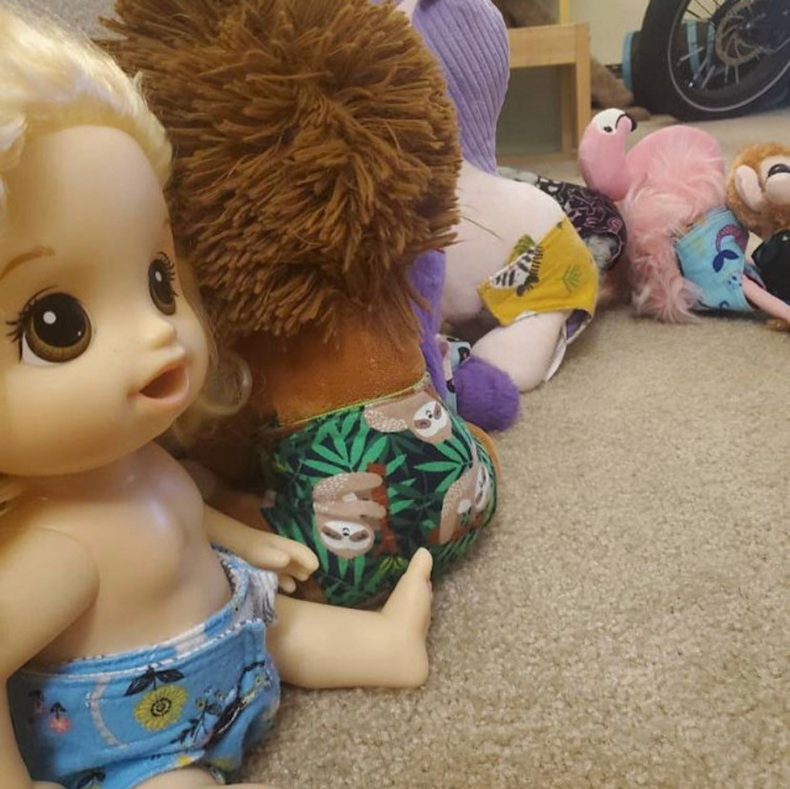 Baby Alive Diapers//reusable doll diapers//washable toy Etsy