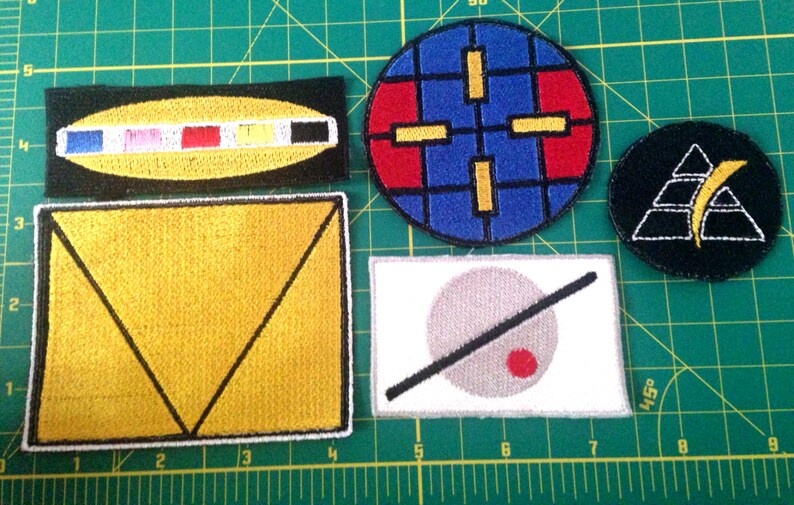 Power Rangers In Space Jacket Patch Set Etsy