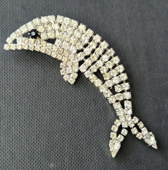 Grande Cristallo Smaltato Arcobaleno Libellula Spilla Scialle Pin Gioielli In Stile Vintage - Foto 4