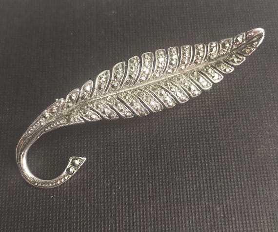 ヴィンテージ 1950 年代 スターリング シルバー 925 とマーカサイト