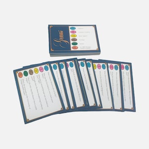 Trivial Pursuit Genus Edition original 50 cartes 300 questions Trivia Game vintage Ephemera 1985