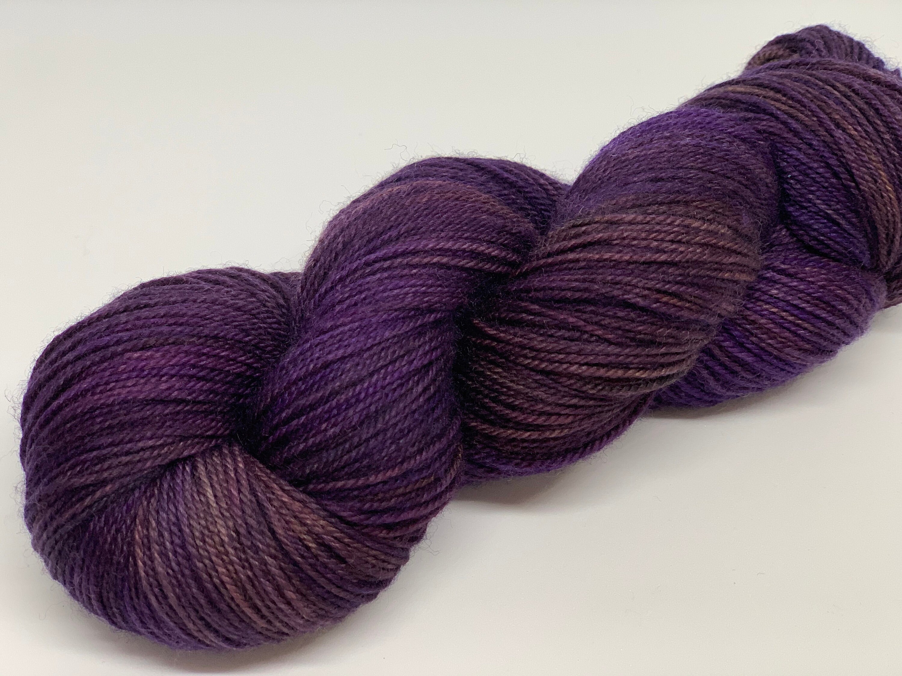 Hand-dyed Merino 100g Cashmere and Nylon Sock Yarn