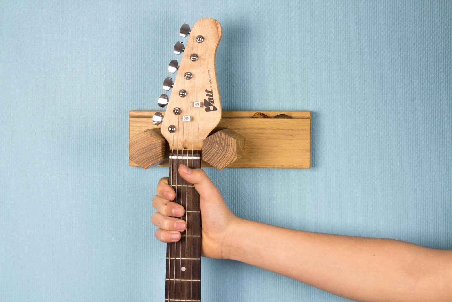 Universal Wooden Guitar Wall Mount Guitar Holder Wall Etsy