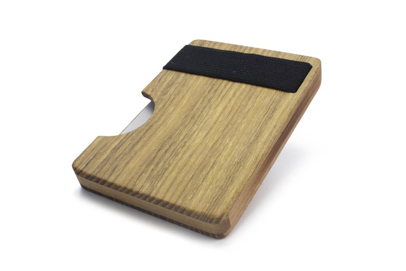 High Quality Credit Card Holder Made of Wood Akazie Credit Etsy