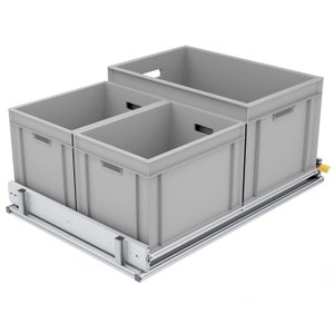 Rear extension from Tinobu, length 60 cm, any width possible, strong heavy-duty extensions, screwed connections for safe bus expansion