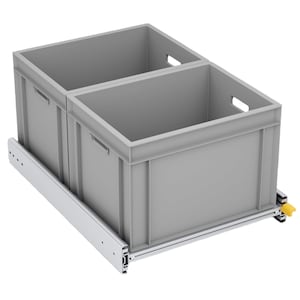 Krótkie przedłużenie tylne 60 x 40 cm - samochód kempingowy - obsługa jedną ręką - Eurobox - wytrzymałe przedłużenie 220kg - tylny garaż dla kampera - system przedłużający