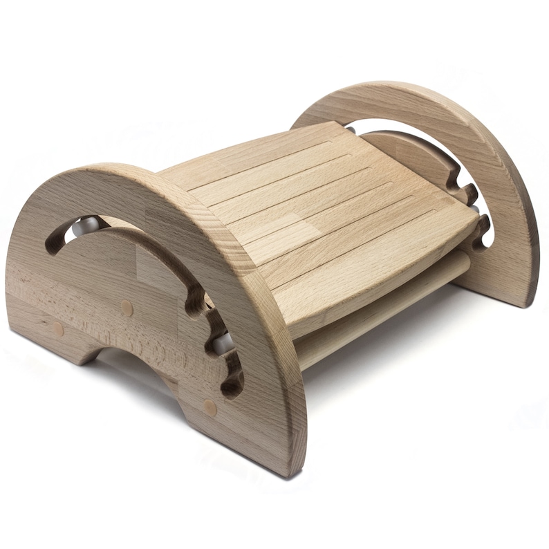 Wooden Footstool Adjustable Footrest Footstool Book Etsy