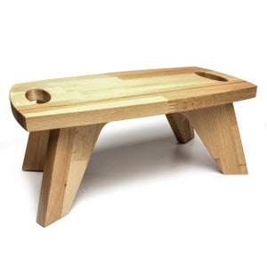 Children&#39;s stool made of solid beech wood, children&#39;s chair step stool, seat 34x18, height 14 cm