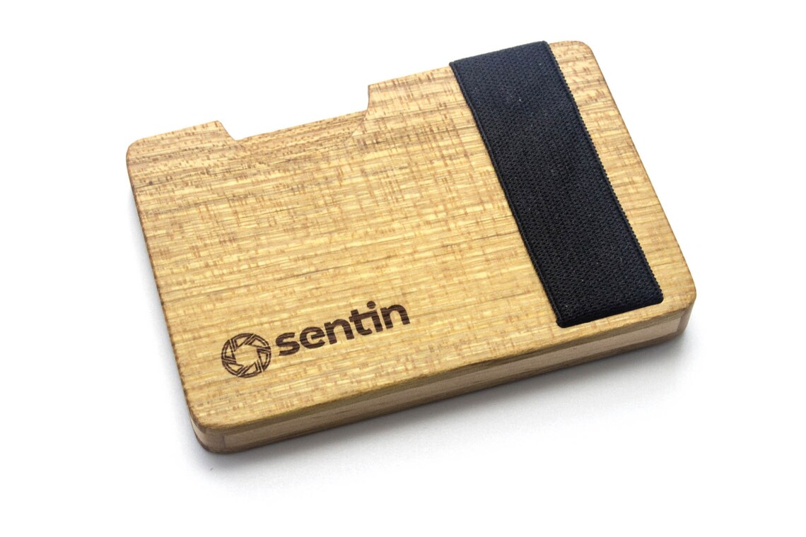 High quality credit card holder made of wood akazie Credit Etsy