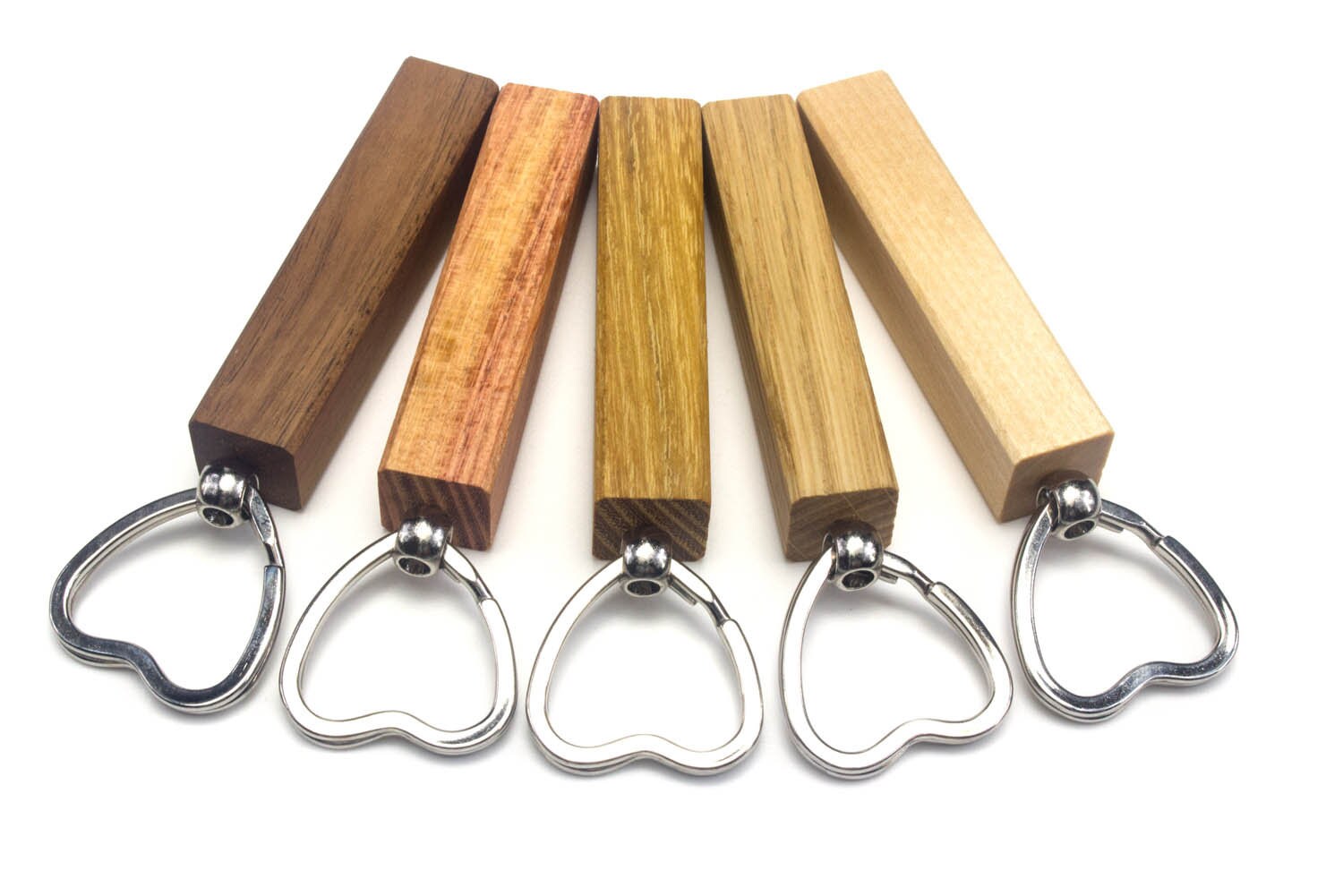 Woodbi Wooden Keychain | 5 Types of Wood to Choose From | Keyring Gift ...
