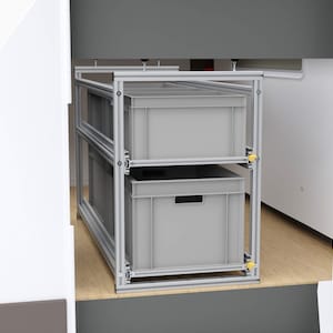 Heckauszug 1200 Mm Kastenwagen Camper Bis 6 Boxen Schwerlastauszug Selbstausbau