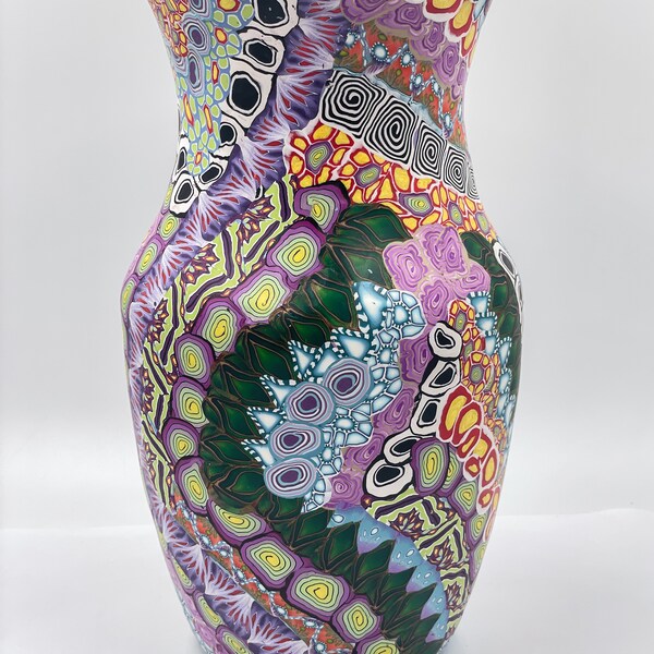 Polymer Clay Vase Etsy