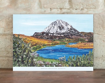 Errigal Mountain Donegal Art Print