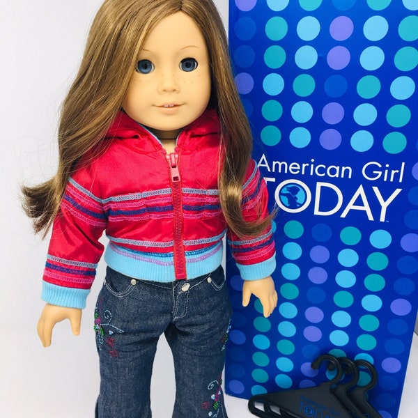 American Girl TODAY Doll with Hangers and Chair