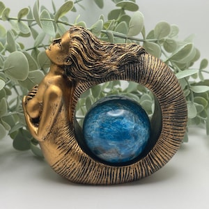 Mermaid Crystal Ball Stand - Etsy