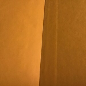 Pu&ograve; includere: Primo piano di un libro rilegato in pelle marrone con un dorso leggermente pi&ugrave; chiaro rispetto al resto della copertina.