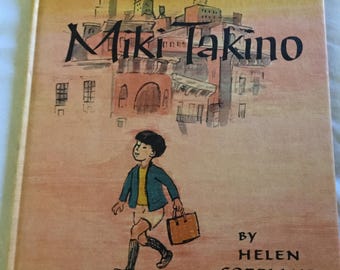 1963 Picture Book " Meet Miki Takino " by Helen Copeland   ( Inscribed ).