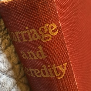 1908 book &quot; Marriage and Heredity &quot; by J.F. Nisbet