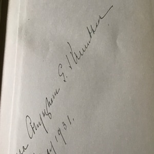 May include: A handwritten signature that reads "Anna Strong" followed by the date "May 1, 1931."