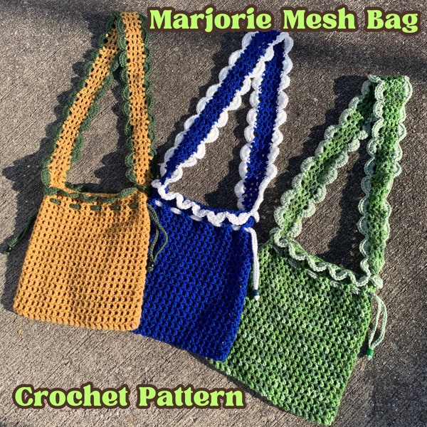 Marjorie Mesh Bag Crochet Pattern