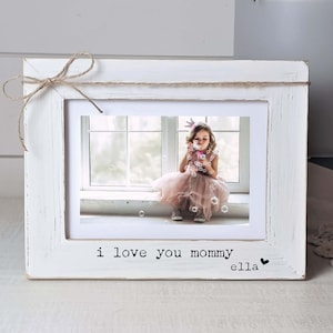 I Love You Mommy Personalized Picture Frame, Mother's Day Gift, Gifts for Mom, Gifts for Her, Personalized Gifts, Mommy's Baby Girl