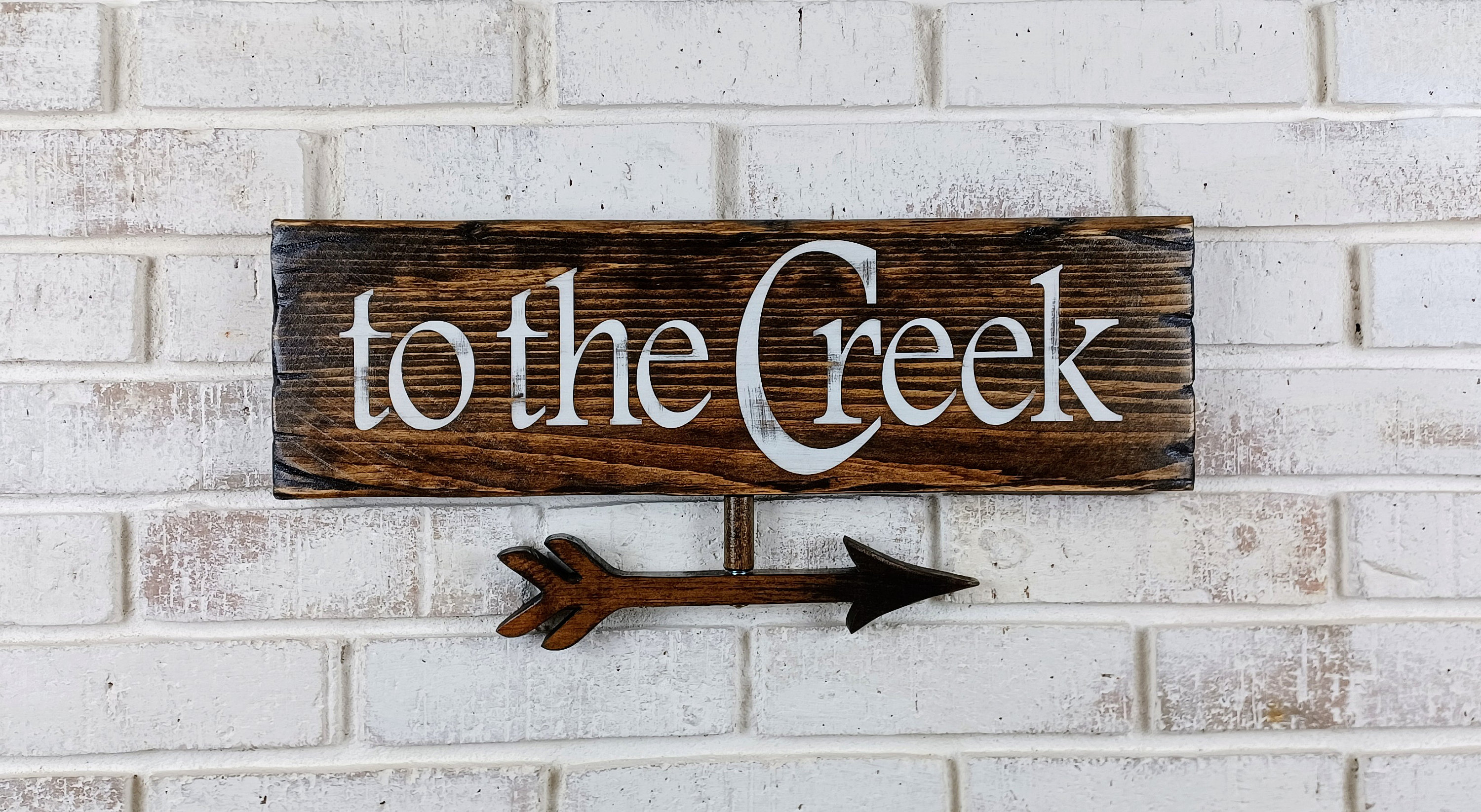 Wall Hangings Wall Décor Outdoor Decor Creek Signs Creek Directional Signs Creek Life Yard Signs