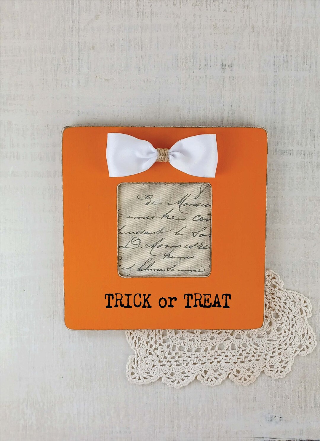 Halloween Picture Frame, Personalized Picture Frames, Personalized