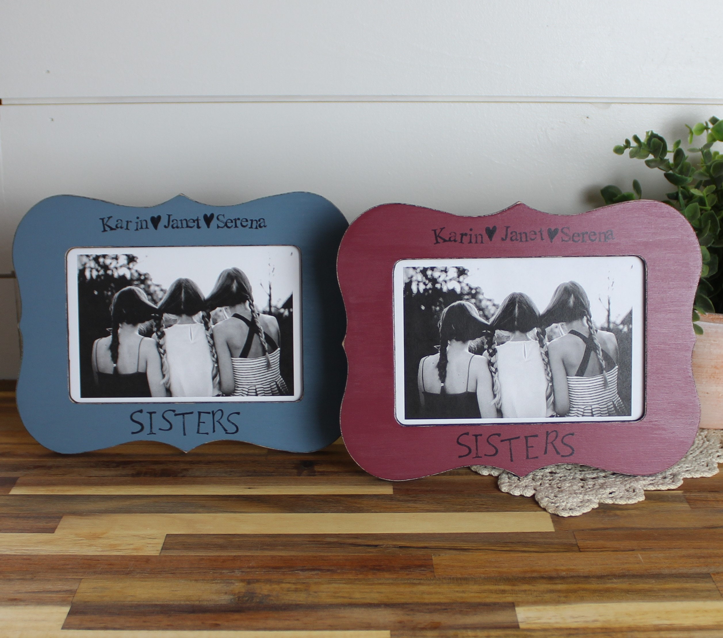 Sister Gift Sister Frames Sister Frame Personalized Gift Etsy