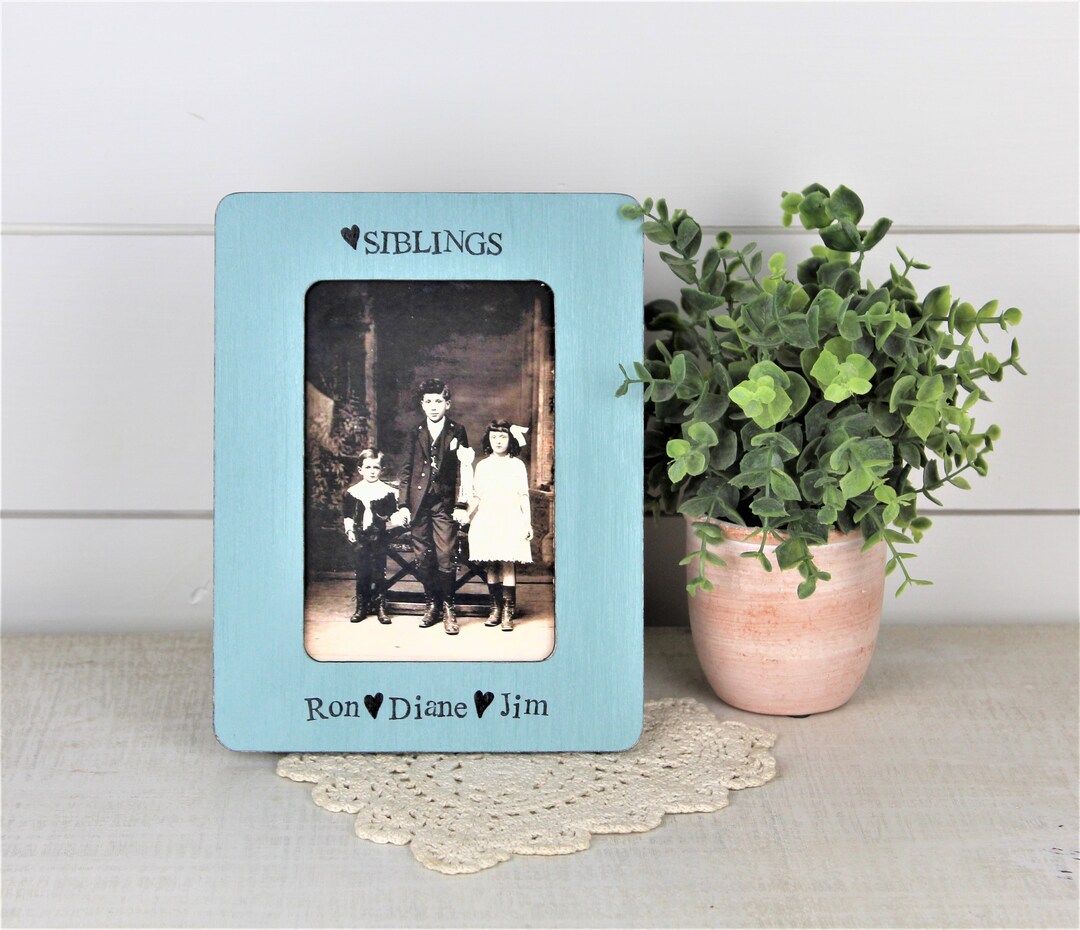 Siblings Frame, Siblings Picture Frame, Brother Sister Frame