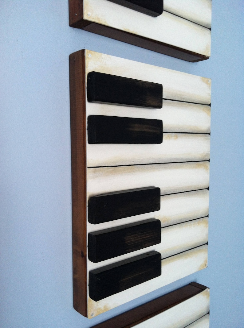 Vintage Inspired Piano Wall Decor Music Room Decor Piano Etsy