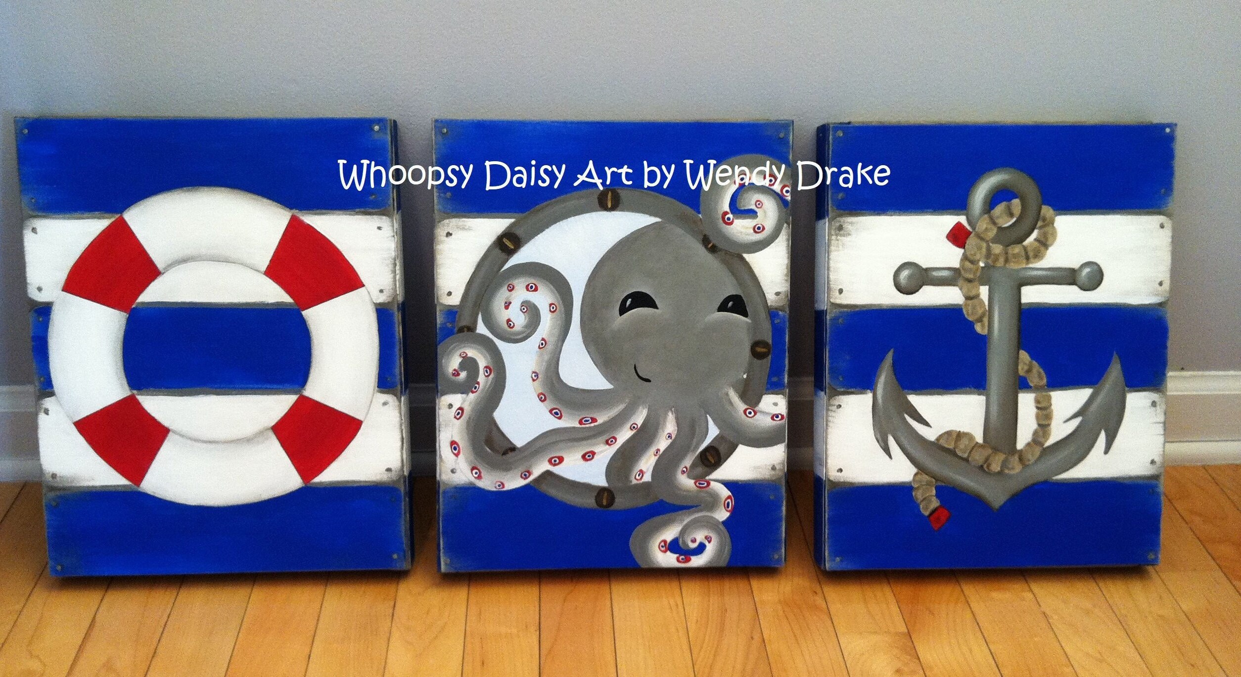Kids Bathroom Wall Art Octopus Nursery Art Octopus Bathroom Etsy