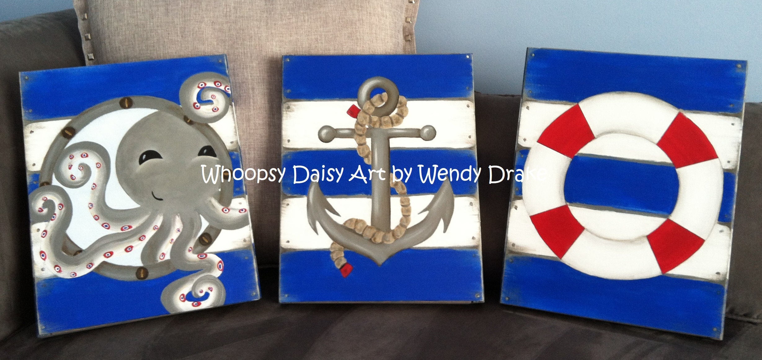 Kids Bathroom Wall Art Octopus Nursery Art Octopus Bathroom Etsy