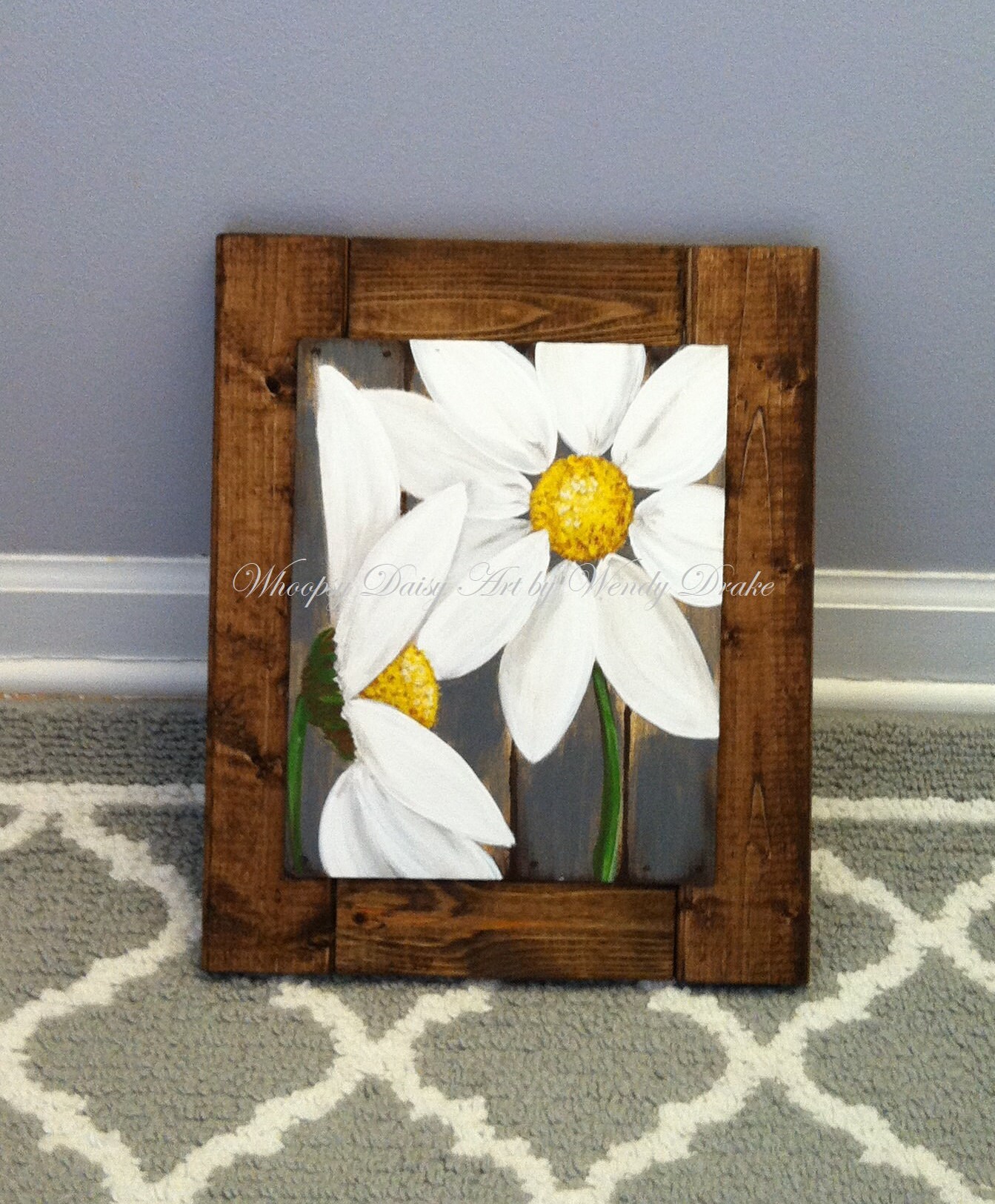 Gerbera Daisy Framed Art Kitchen Farm House Decor 50