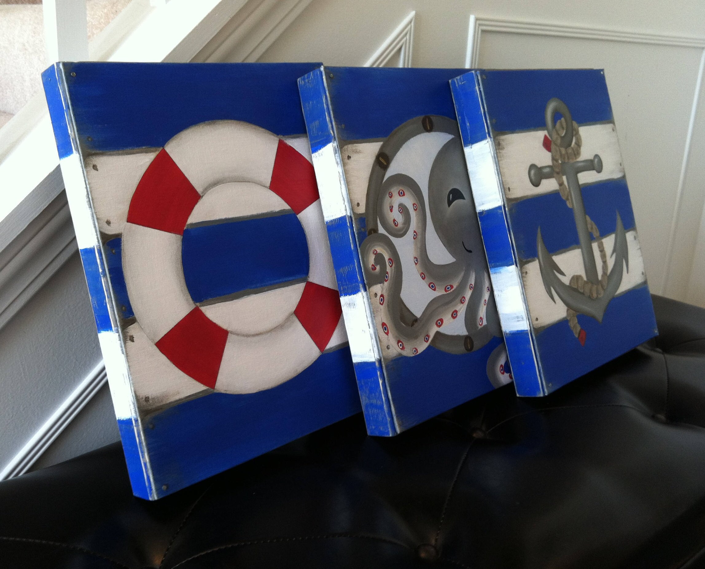 Kids Bathroom Wall Art Octopus Nursery Art Octopus Bathroom Etsy