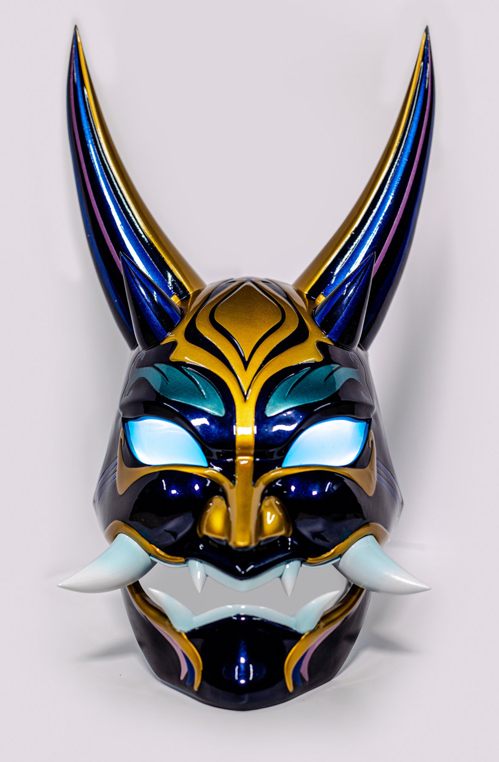 Xiao Mask. Genshin Impact. RGB LED Eyes. Magnet or Elastic | Etsy