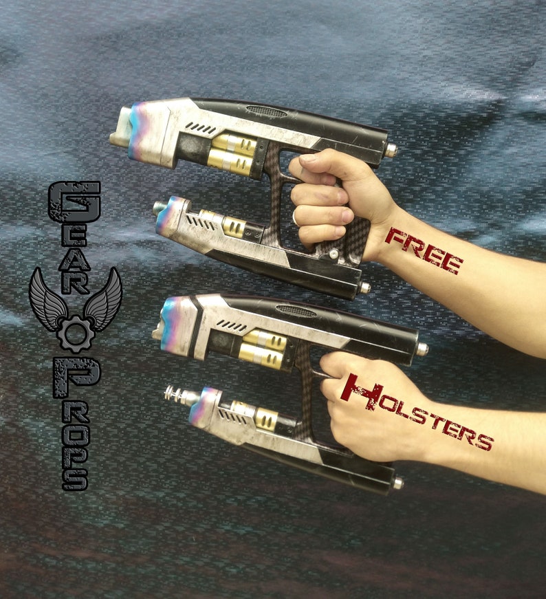 Highly Detailed Star lord blasters Free Holsters for Star | Etsy