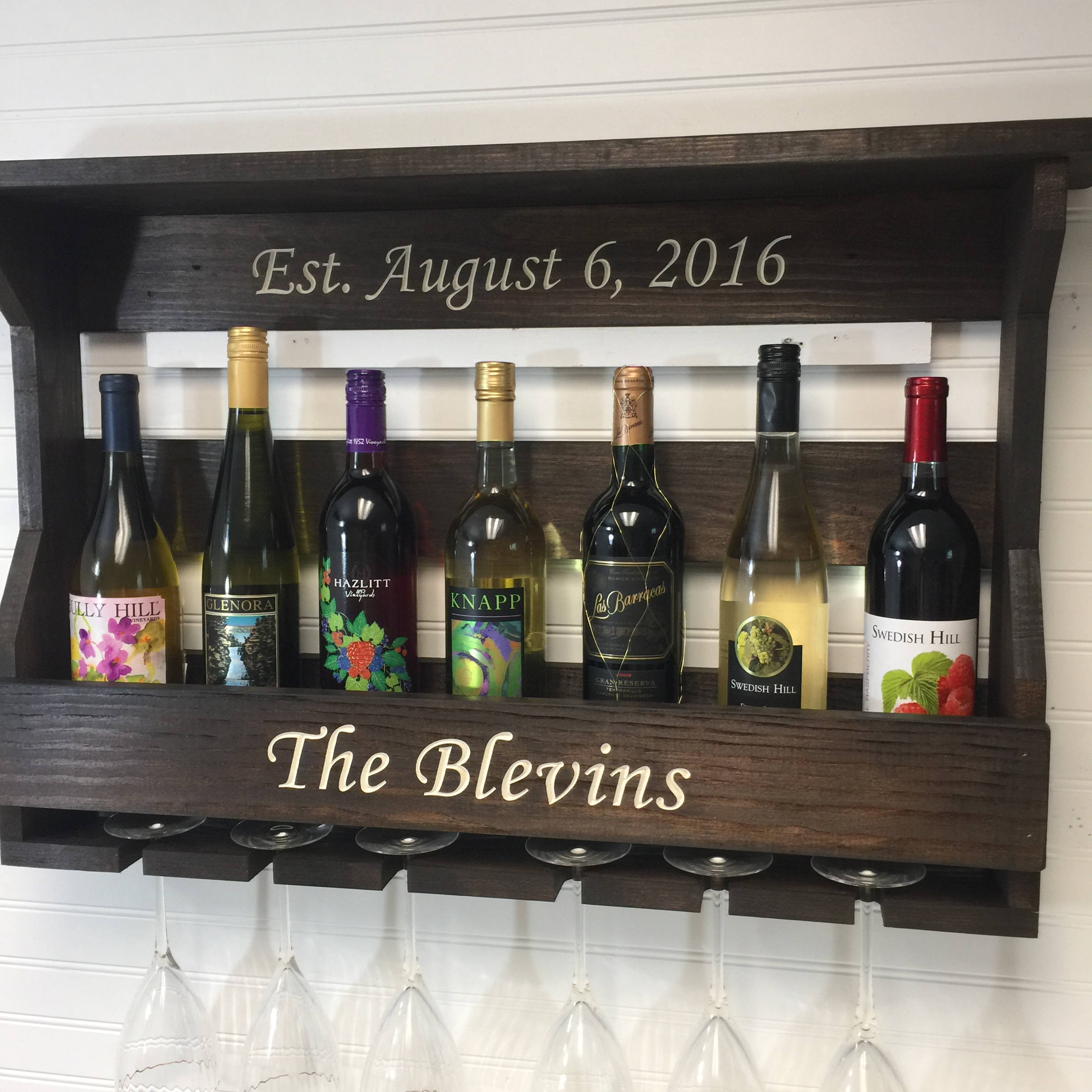 Personalized Wine Rack Unique Wine Rack Wedding Gift Wine Etsy