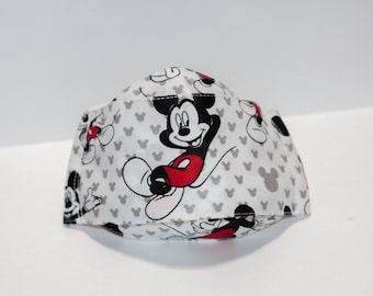 100% Cotton Washable Face Masks with Nose Wire-Disney print-Halloween-Christmas print