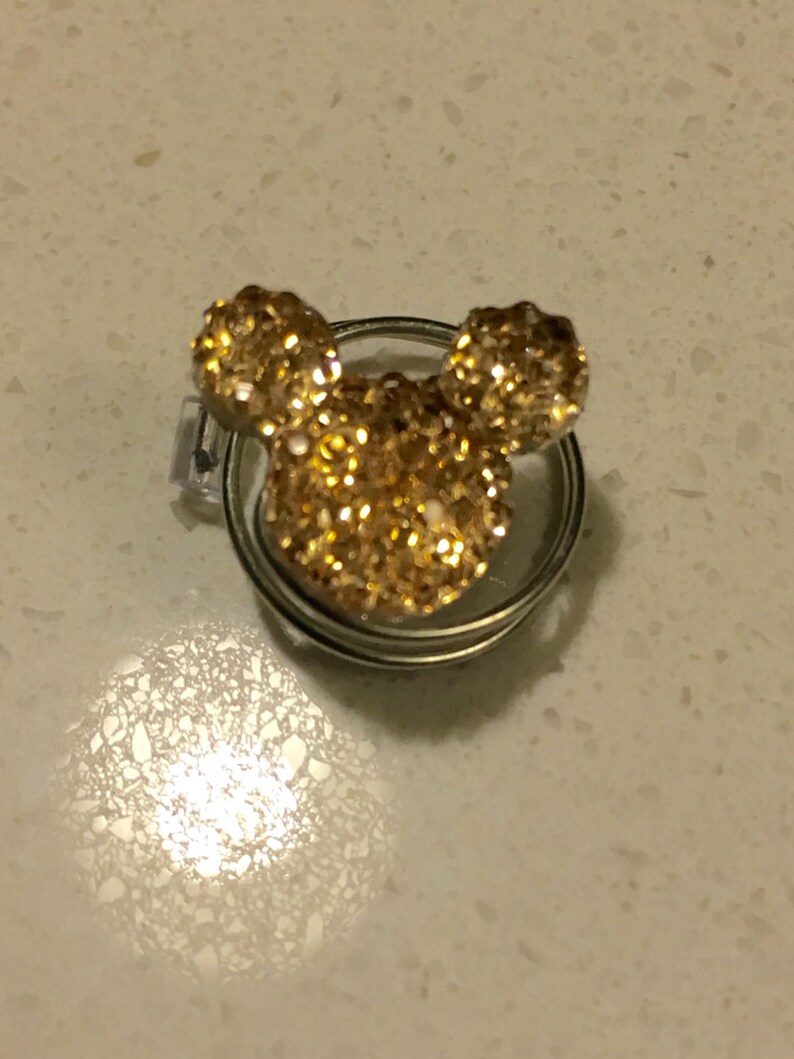 6 Mickey Mouse FREE SHIP Crystal Rhinestone Bling Hair Swirls for Disney Wedding