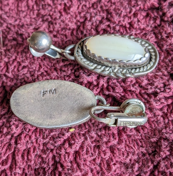 Signed Sterling Silver and Mother of Pearl Squash… - image 7