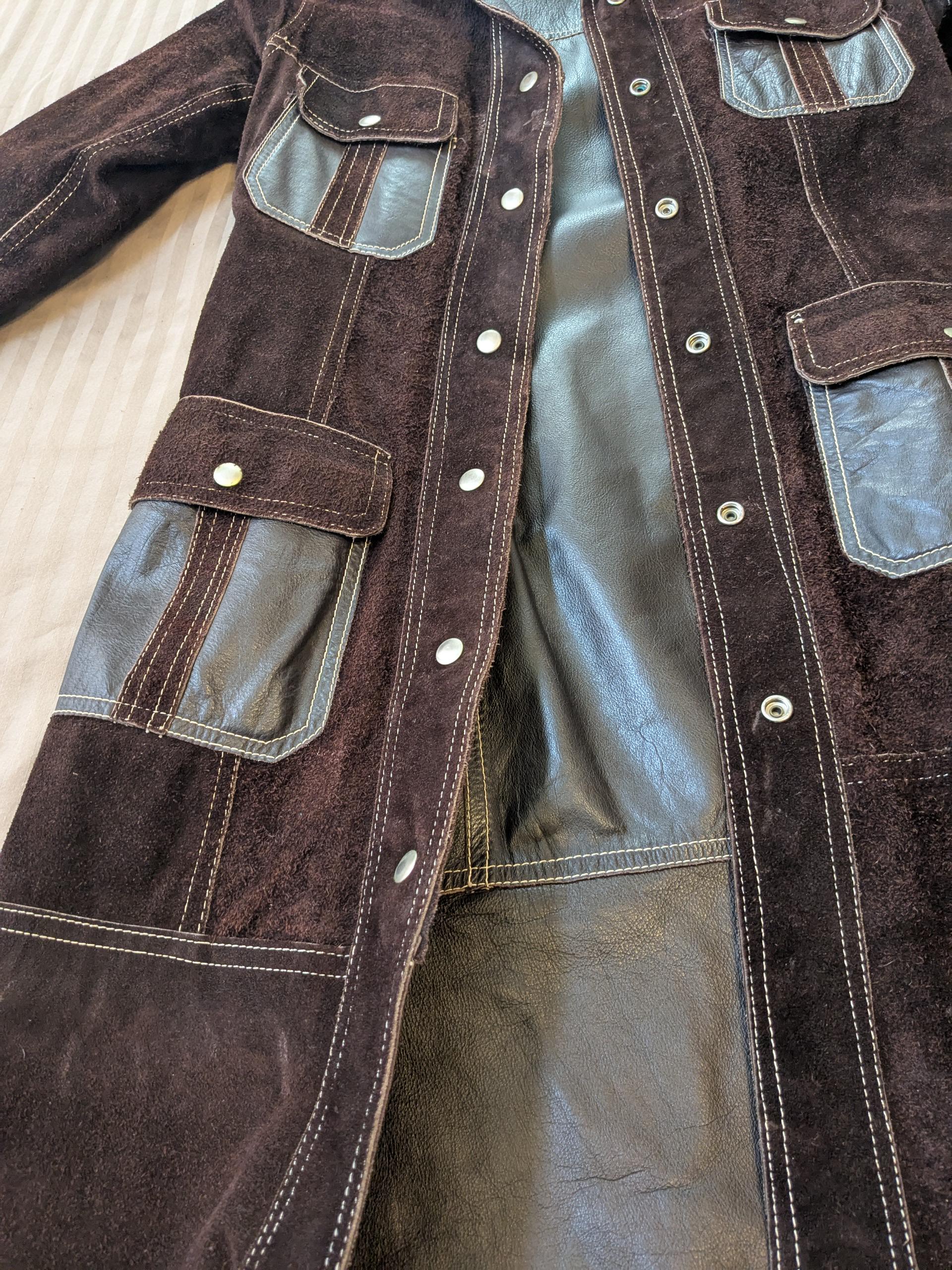 1970s LEATHER coat
