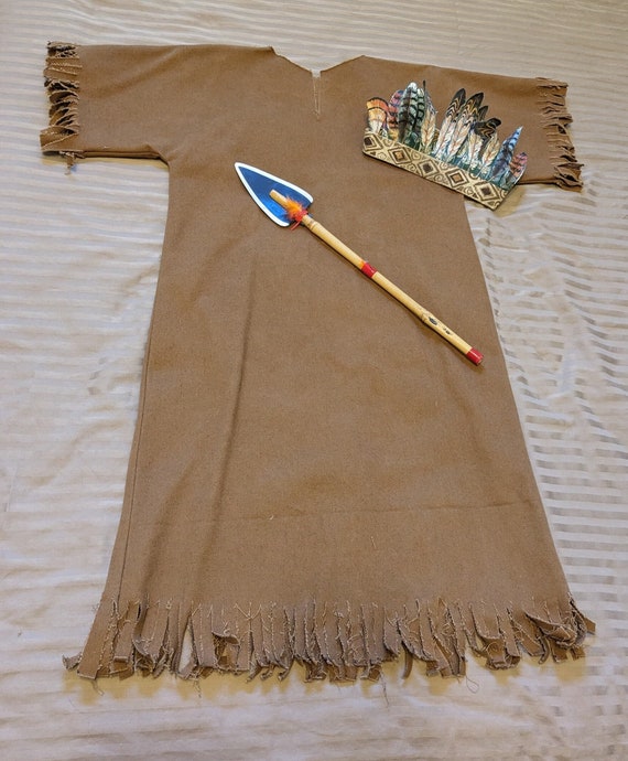 Native American Indian Costume Tribal Native 3 PC 