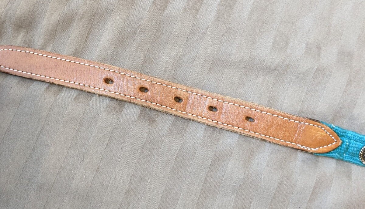 Circle Y Of Yoakum Hand-Painted Floral Leather Belt - 36\