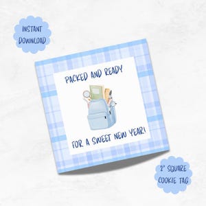 Charming Back to School treat and cookie tags and toppers!